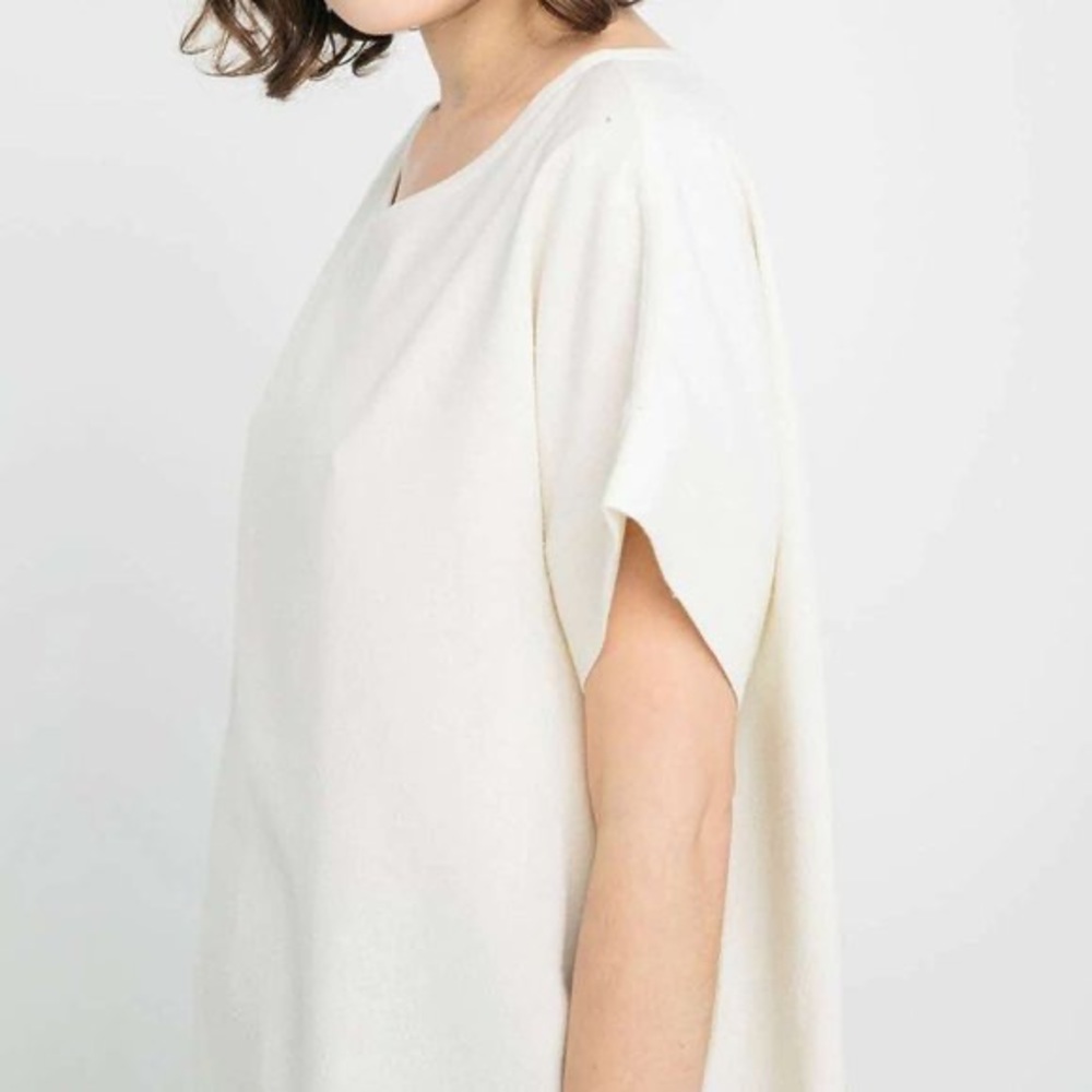 Elizabeth Suzann Georgia Tee, Ivory Silk